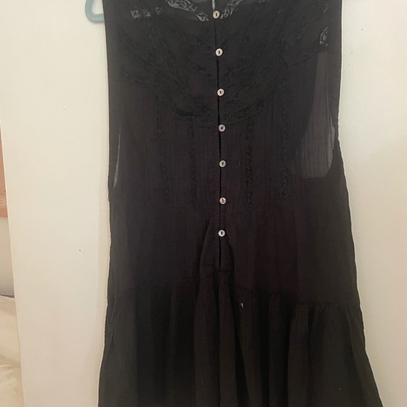 Free People Black Lace Imaginary Tunic - Picture 10 of 10